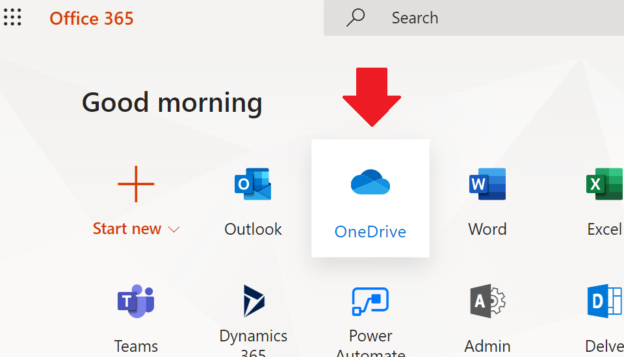 Office.com OneDrive icon