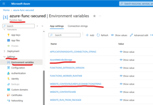 Azure Function app to access Storage via Microsoft Entra credentials ...